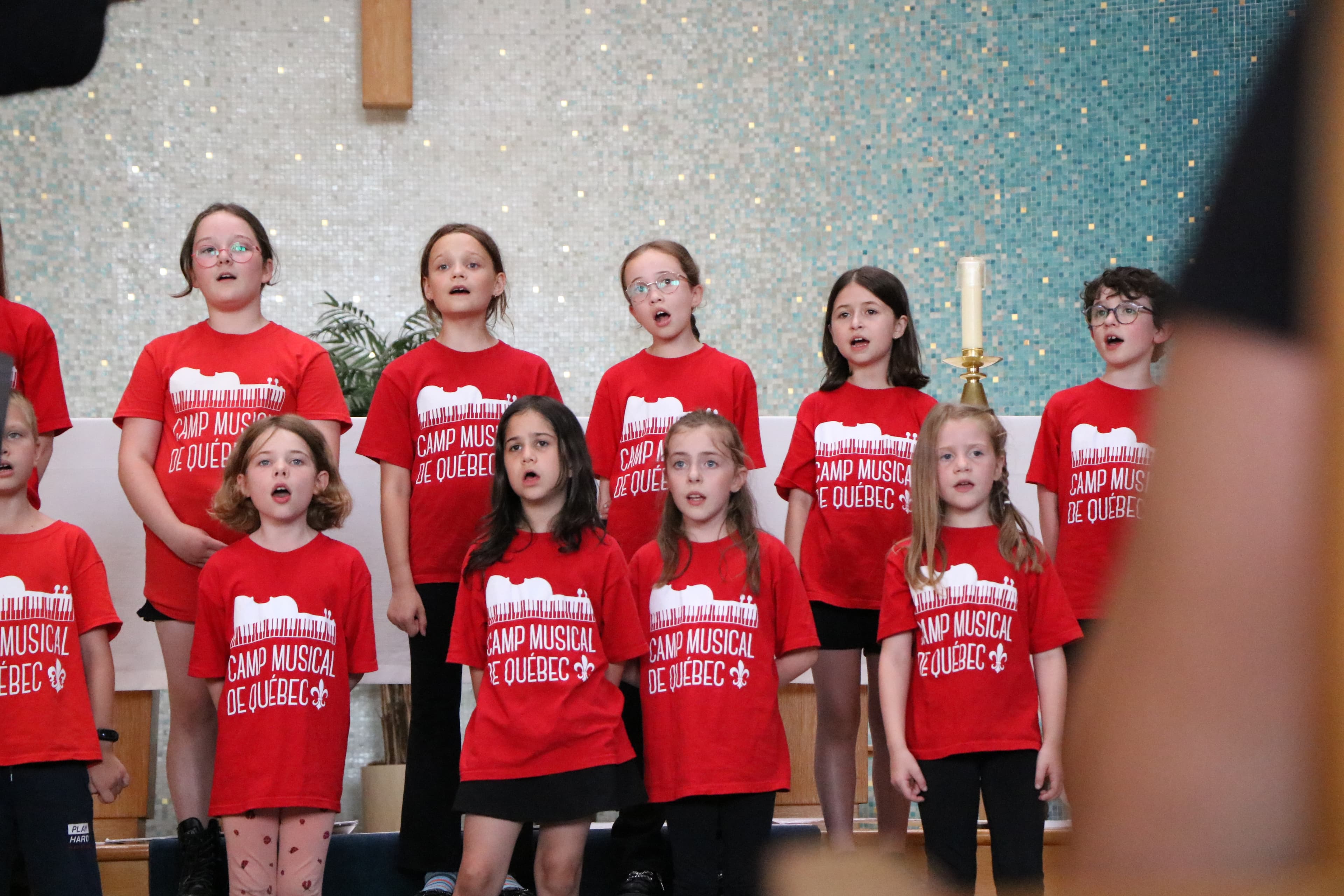 Les élèves de chant en concert